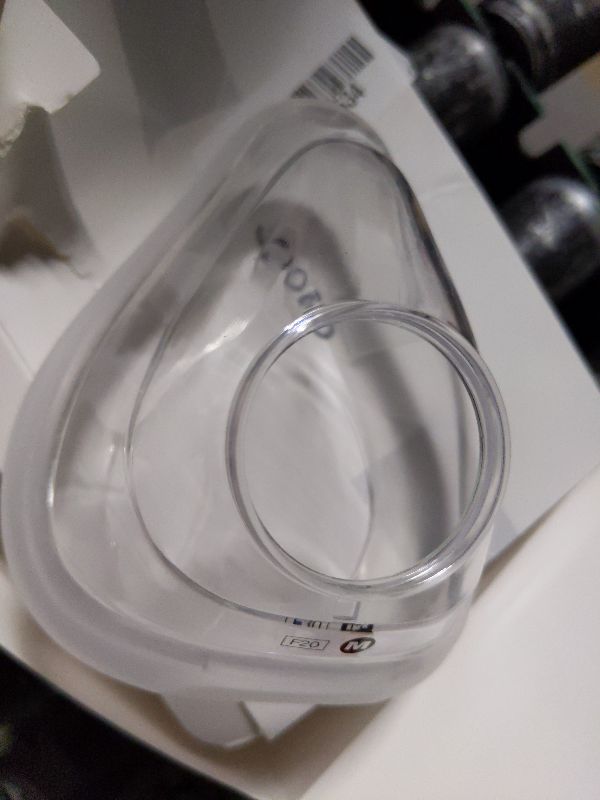 Photo 1 of 2-Pack Replacement Cushion for ResMed AirFit F20, FSA/HSA Eligible, Compatible with Original Airfit F20 Full Face Mask, Reliable Seal & Perfect Fit, Covers Nose and Mouth, Medium