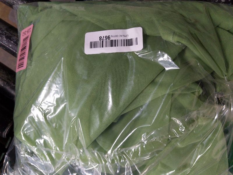 Photo 1 of 10x10ft Olive Green Tulle Backdrop Curtain for Parites, Sheer Backdrop Curtains for Wedding Baby Shower Birthday Party Photo Shoot Decorations