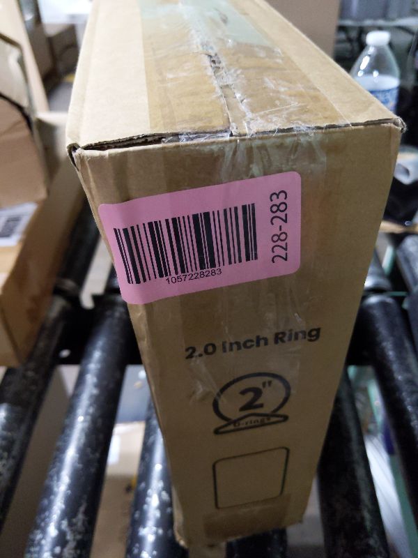 Photo 1 of 2 Inch Binders 3 Ring 4 Pack, PVC Free View Binder (Fits 8.5" x 11" Letter Size Papers), Perfect for School & Office Supplies, Pastel Colors