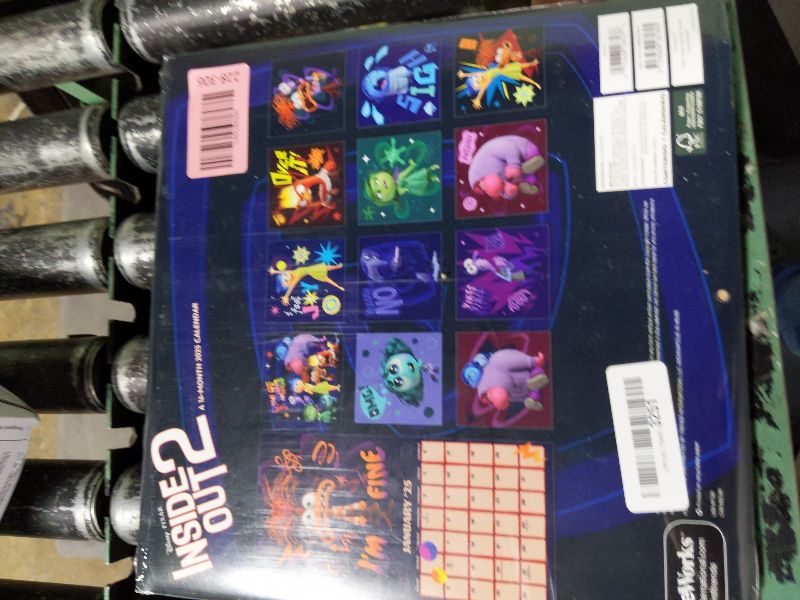 Photo 1 of 2025 Disney Inside Out 2 Wall Calendar