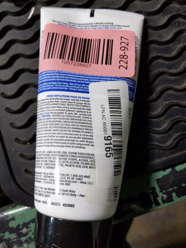 Photo 1 of SoftSheen-Carson Magic Razorless Shaving Cream, Hair Removal Cream for Body Hair, Regular Strength Depilatory Cream, Works in 4 Minutes for Normal Hair, 1Count