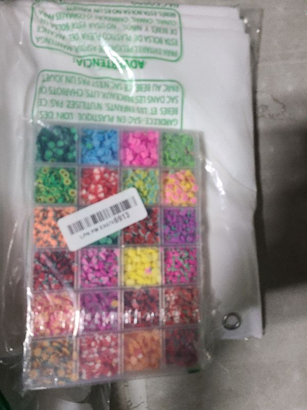 Photo 1 of 24-Grid Fruit Slice Polymer Clay Cute Slime Add Ins for Nail Art, Kawaii Scrapbooking Embellishments & Lip Gloss, Cellphone Decorations Bulk Slime Mix Ins Assorted Fruits Accessories for DIY Crafting