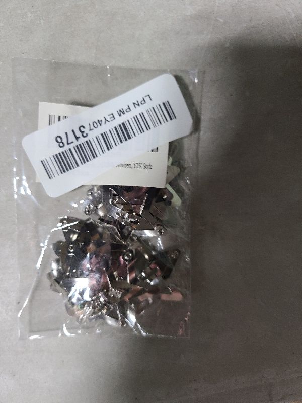 Photo 1 of 20 PCS 1.22" Star Hair Accessories - Non-Slip Metal Snap Clips and Barrettes for Girls & Women, Y2K Style
