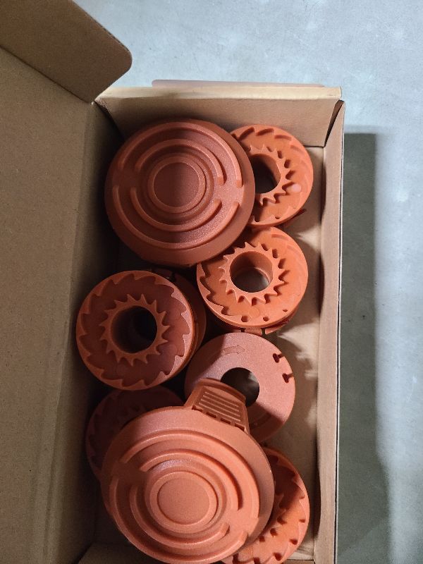 Photo 1 of 10 Pack Trimmer Spool Line for Worx,(WA0010)Replacement Trimmer Spool Line for Worx,Trimmer Line Refills 0.065 inch for Worx,Suitable for Worx String Trimmers(8 Pack Grass Trimmer Line,2 Trimmer Cap)