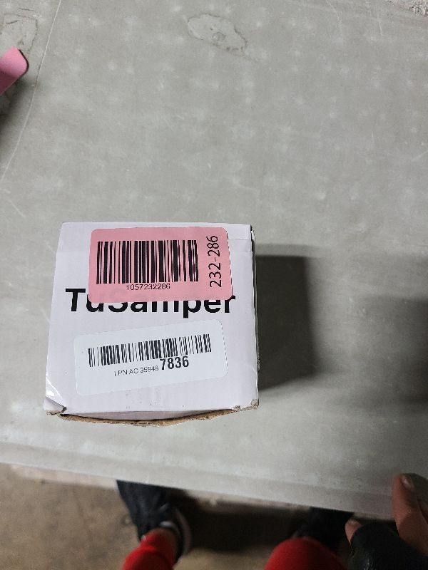 Photo 1 of TuSamper 3 Inch (76.2mm x 76.2mm) Round Thermal Printer Label Stickers Self-Adhesive Circle Convenient Multi-Purpose Blank 3" Sticker Roll for Family Classification, Gift Sealing, White (500Pcs)