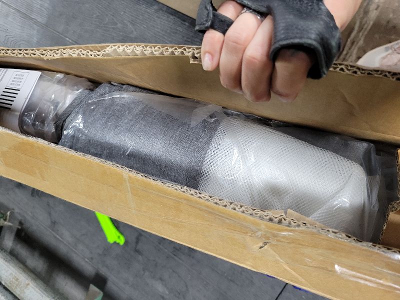 Photo 1 of 115 Inch Retractable Pet Gate for Dogs Indoor Scratch-Resistant Extra Wide Baby Gate Retractable Baby Gates for Doorways One-Hand Operation 9.5ft Extra Wide Puppy Gates for The House Long, Gray