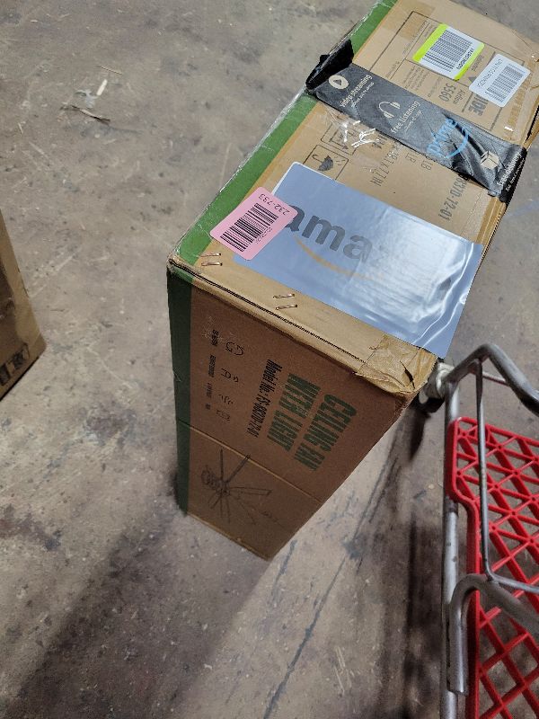 Photo 1 of  Ceiling Fan with Remote, Indoor/Outdoor Industrial Ceiling Fan with Large LED Panel, Quiet Reversible DC Motor,