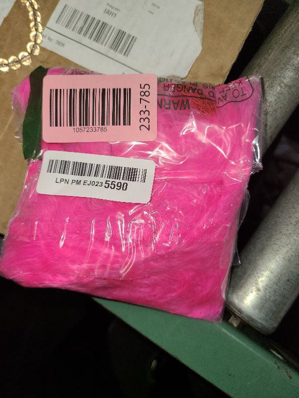 Photo 1 of 2 Yards 20g Fluffy Marabou Feather Boa for DIY Craft Sewing Trim Home Wedding Party Decoration-Pink