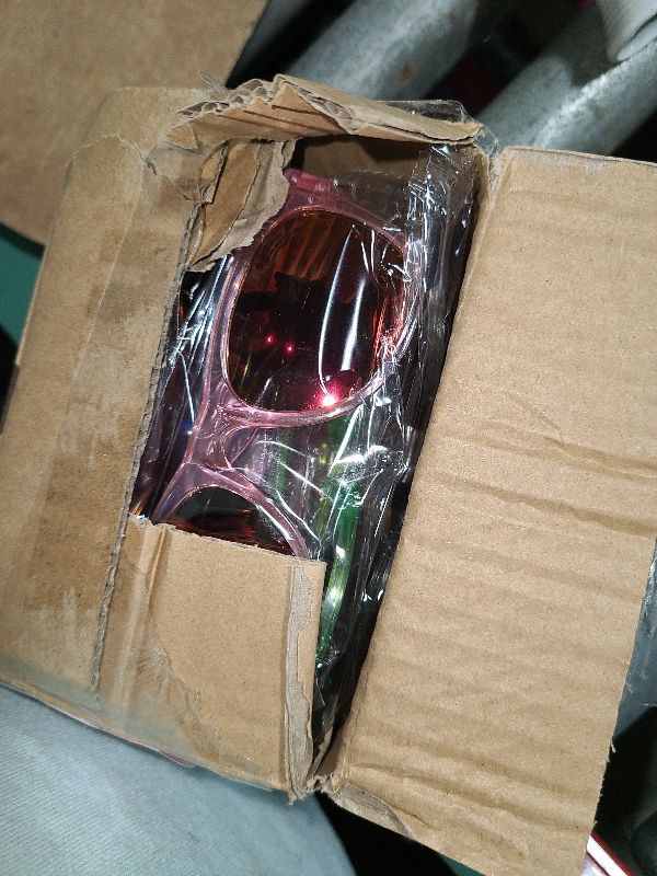 Photo 1 of 12 Pack Kids Sunglasses Hawaiian Party Favors with UV400 Protection, 12 Colors Neon Sunglasses in Bulk for Boys Girls Birthday, Beach, Summer Pool Party Supplies, Goody Bag Stuffers, Classroom Gift