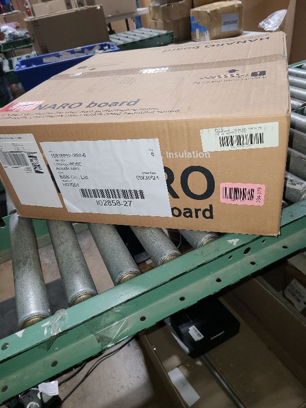 Photo 1 of 6 Pack Acoustic Panels Self-adhesive, 19.7"X 19.7" X 1.2" Soundproof Wall Panels, Wall Decoration Sound Absorbing Palnel, 3 layers and High Density for Home Studio, Flame Retardant (Beige, 6 pk)