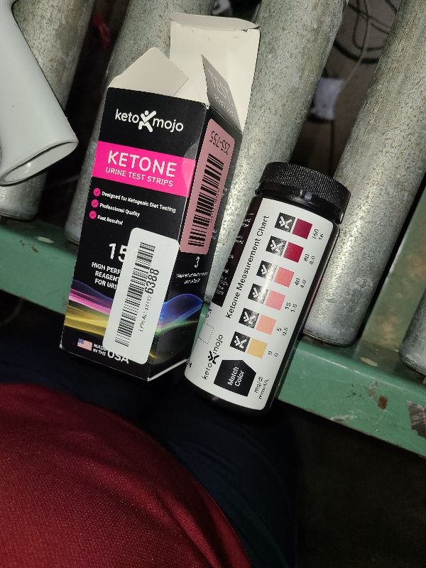 Photo 1 of 150 Ketone Test Strips with Free Keto Guide eBook & Free APP. Urine Test for Ketosis on Ketogenic & Low-Carb Diets. Extra-Long Strips.