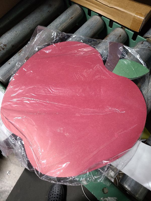 Photo 1 of 50Pcs Back to School Paper Placemats Red Apple-Shaped Disposable Table Place Mats Thank You Teacher 13" Paper Cutouts for Classroom Graduation Birthday Party