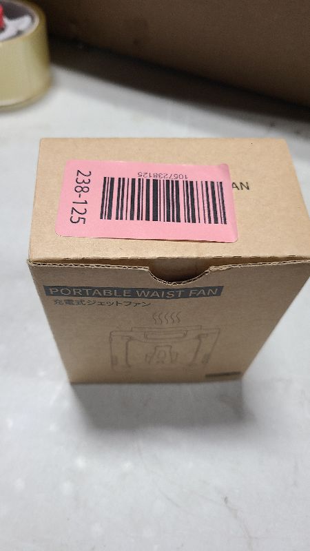 Photo 1 of 2025 AI Portable Fan Rechargeable -10000mAh, 40H Work Time with 5 Speeds 16000RPM Strong Airflow, Personal Waist Fan with LED Light for Clip On Belt, Neck, Desk, Outdoor Indoor Jobsite Camping Travel