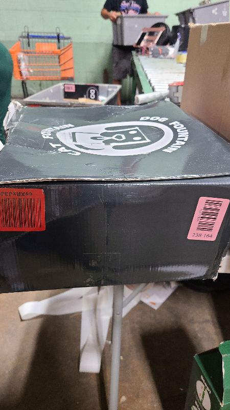 Photo 1 of 3.4Gal Dog Water Fountain for Large Dogs, 13L Stainless Steel Large Pet Fountain with Deeper & Wider Drinking Area, Automatic Dog Water Bowl Dispenser with Water Window & LED, Super Quiet