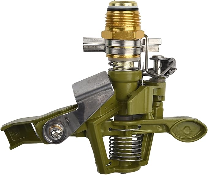 Photo 1 of 24 Pieces 1/2 Inch Brass Impact Sprinkler Head with Nozzles Heavy Duty Adjustable 0-360 Degrees Impulse Sprinkler Head Lawn Watering for Yard Irrigation