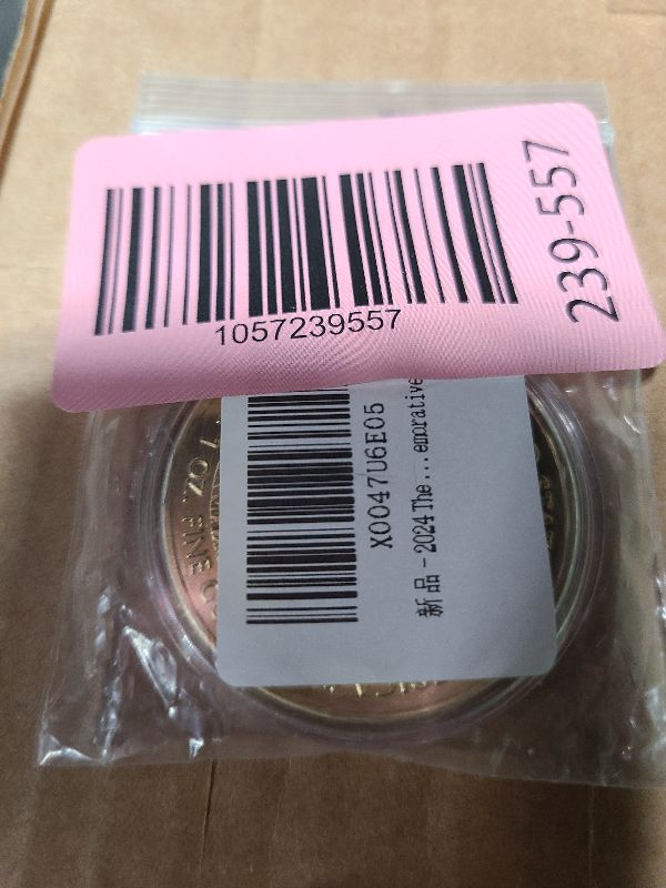 Photo 1 of 2024 The United States Statue of Liberty Coin Eagle Coin Gold Plated Coin 1oz Uncirculated Commemorative Coin