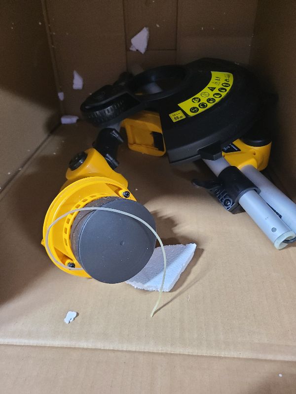 Photo 1 of 3 in 1 Cordless String Trimmer (NO Battery) Compatible with Dewalt 20V Battery, 12" Electric Weed Wacker with Auto Line Feed, Foldable Weed Eater/Edger Trimmer/Mower for Yard Garden, Grass Trimmer