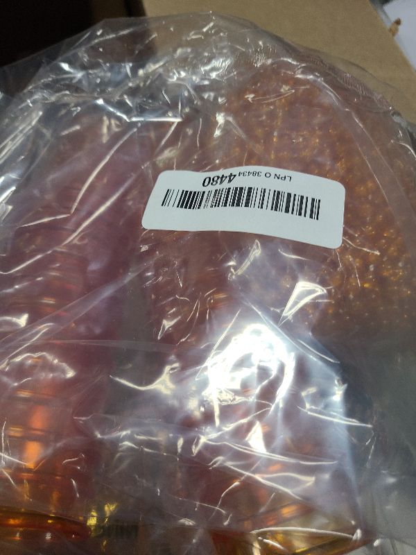 Photo 1 of 24 Pieces Shot Glass on Beaded Necklace Plastic Shot Cup Necklace Bachelorette Party Team Men and Women Supplies(Clear Orange)