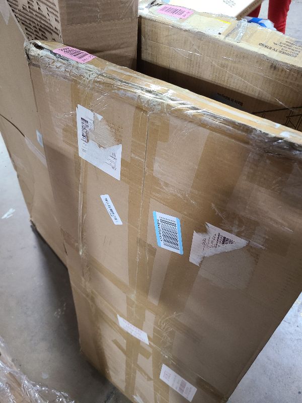 Photo 1 of 2-Tier Desk Hutch for Dorm Room Metal Desktop Bookshelf Desk Shelf Bookcase with Grid Panel Display Rack, Multipurpose Wood Desktop Countertop Storage Organizer for University College Office Home