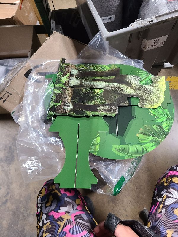 Photo 1 of 3 Tier Dinosaur Cupcake Stand Party Decorations Dinosaur Theme Cupcake Holder Decorations Dino Dessert Tower for Kids Dino Jungle Theme Party Birthday Supplies(Realistic)