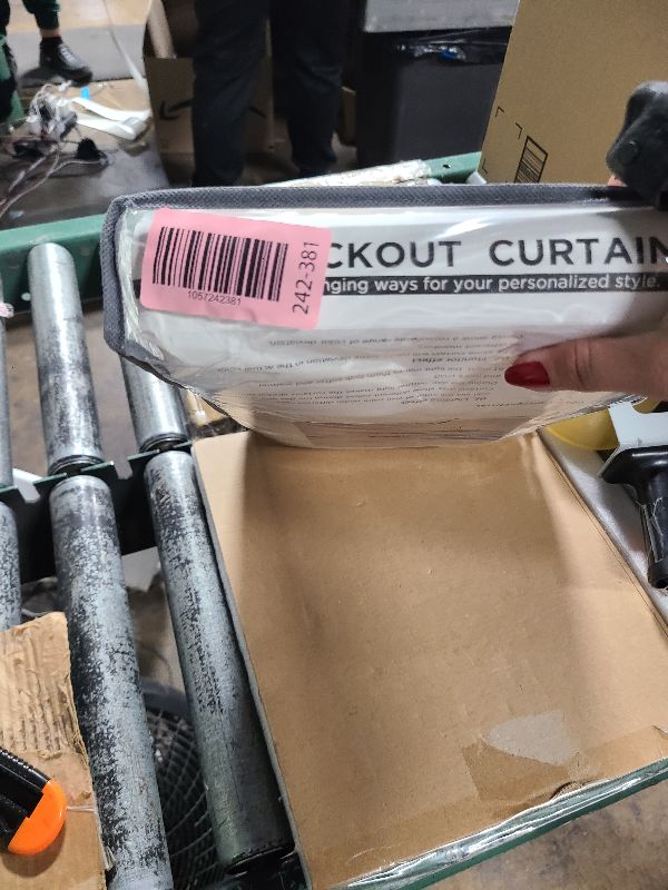 Photo 1 of 100% Blackout Shield Linen Blackout Curtains for Bedroom 84 Inches Long, Back Tab/Rod Pocket Living Room Drapes, Thermal Insulated Blackout Curtains 2 Panels Set, 50" W x 84" L, Cream