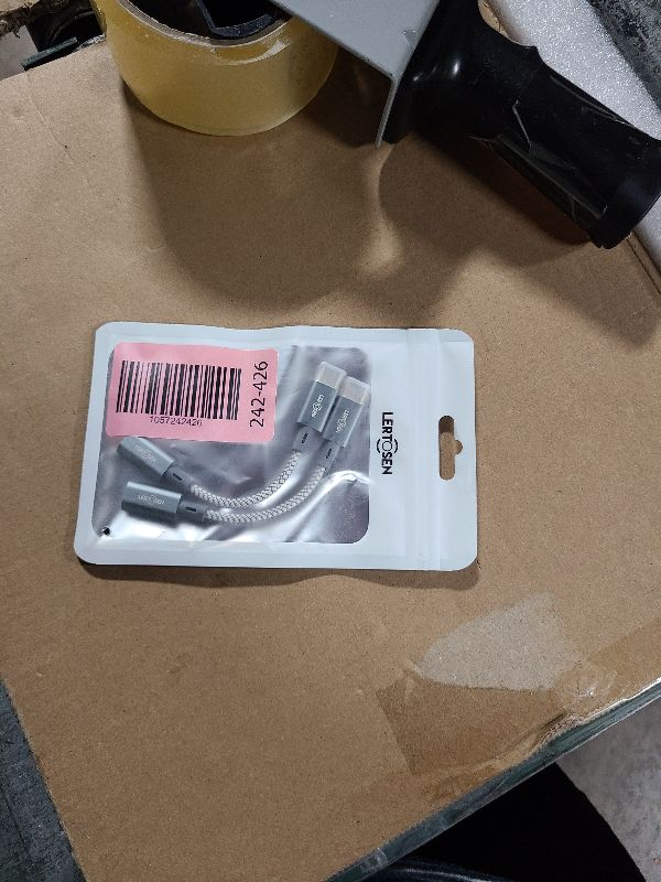 Photo 1 of 2 Pack Lightning to USB C Adapter, Lightning Female to USB C Male Cable Adapter Type C Charger Connector Cable for iPhone 16 15 Pro Max Plus,iPad, Samsung S24/S23, Support Fast Charging & Data Sync