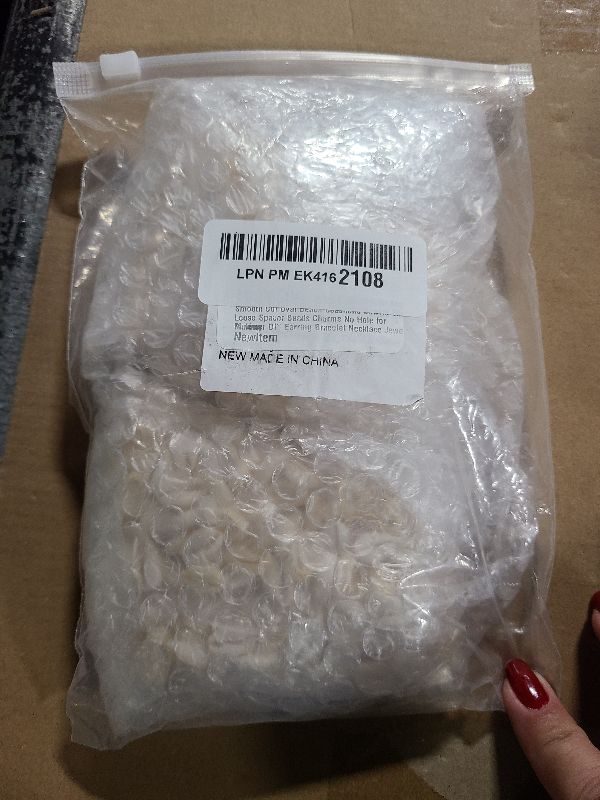 Photo 1 of 120pcs White 16mm Natural Spiral Shell Beads Smooth Cut Oval Beach Seashells Cowrie Shell Loose Spacer Beads Charms No Hole for Summer DIY Earring Bracelet Necklace Jewelry Making