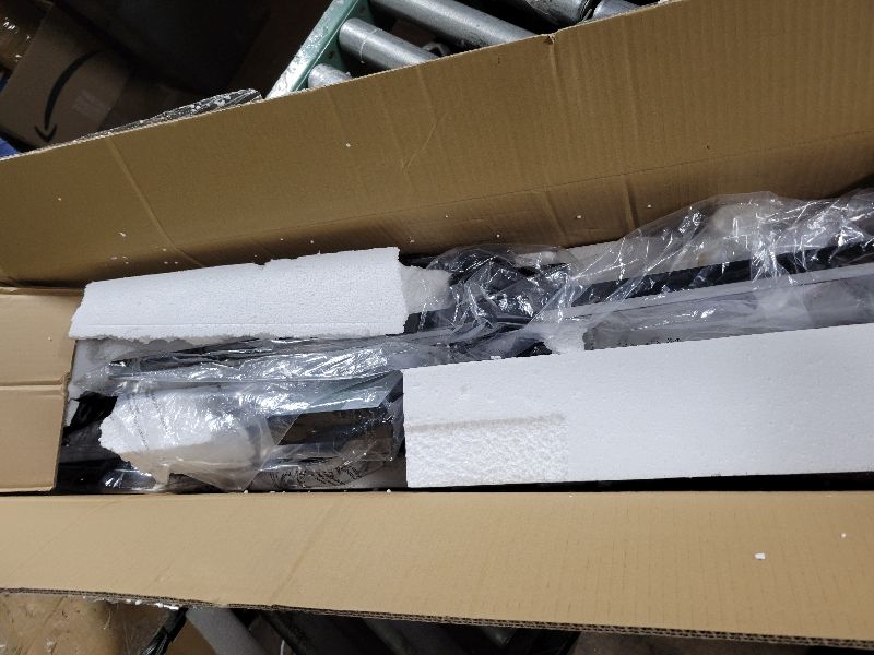 Photo 1 of 36 Inch Rechargeable Battery Operated Wall Sconce 2 - Wireless, 3000K/4500K/6000K, Dimmable, Timer, Remote, Touch Control, USB-C Charging, 360° Rotation for Living Room Black 2 Pack