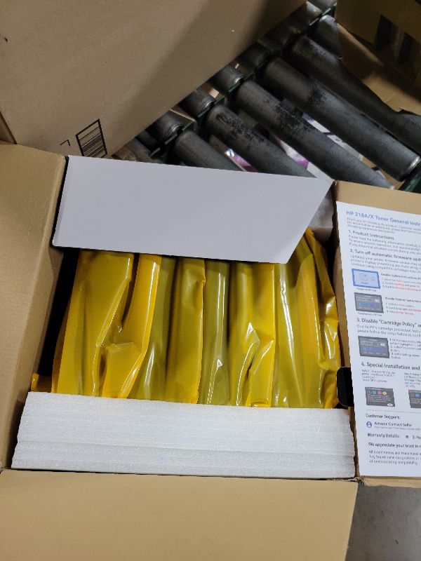 Photo 1 of 218X Toner Cartridges 4 Pack High Yield (with Chip) Compatible Replacement for HP 218X 218A for Color Laserjet Pro 3201dw MFP 3301fdw 3301cdw 3301sdw Printer Ink W2180X W2180A (BCMY, 4-Pack)
