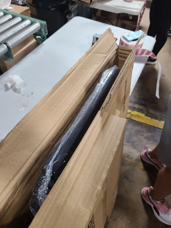 Photo 1 of 3 Step Ladder, Protable Steel Folding Stool with Wide Anti-Slip Pedal, 500lbs Sturdy Steel Ladder, Black