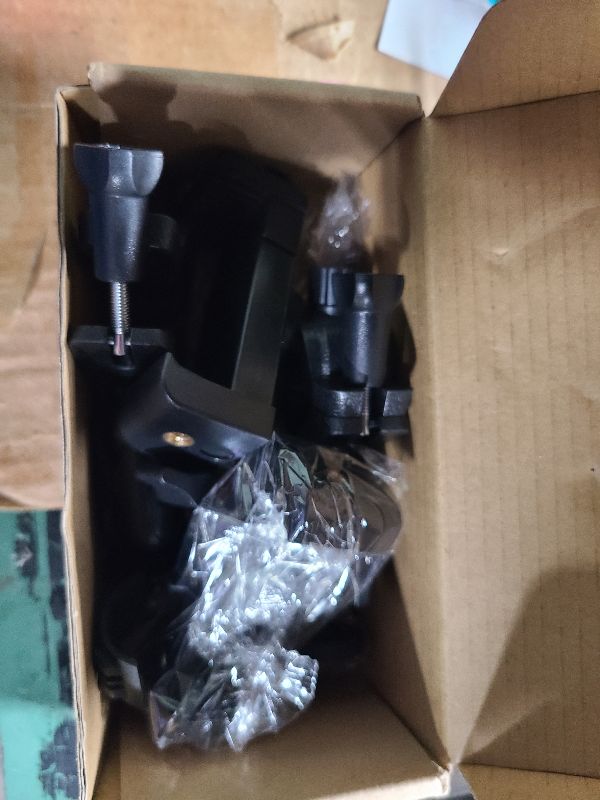 Photo 1 of 2 Pack Microphone Stand Phone Holder, JCWNIY Universal Mic Stand Phone Holders Adjustable 360° Swivel Phone Holder for Mic Stand Phone Clip Clamp Mount for iPhone, Android, Any Smartphones