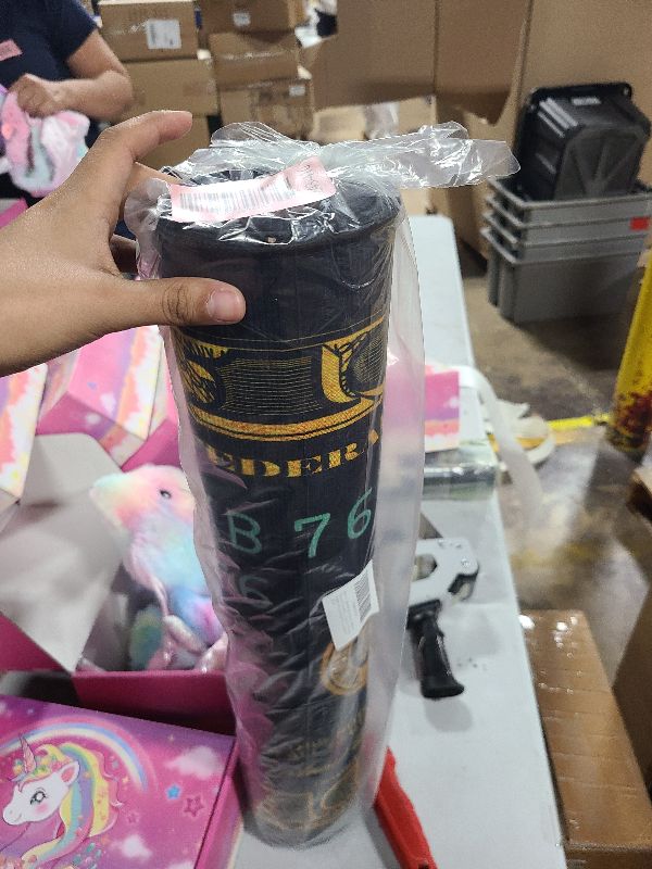 Photo 1 of 100 Dollar Bill Rug Funny Black Gold Runner Rugs Green Cartoon Duck Money Rug Inspirational Area Rugs PVC Backed Mats Carpets Laundry Room Rug Kitchen Rug Cool Rug for Bedroom Bathroom 59"x24"