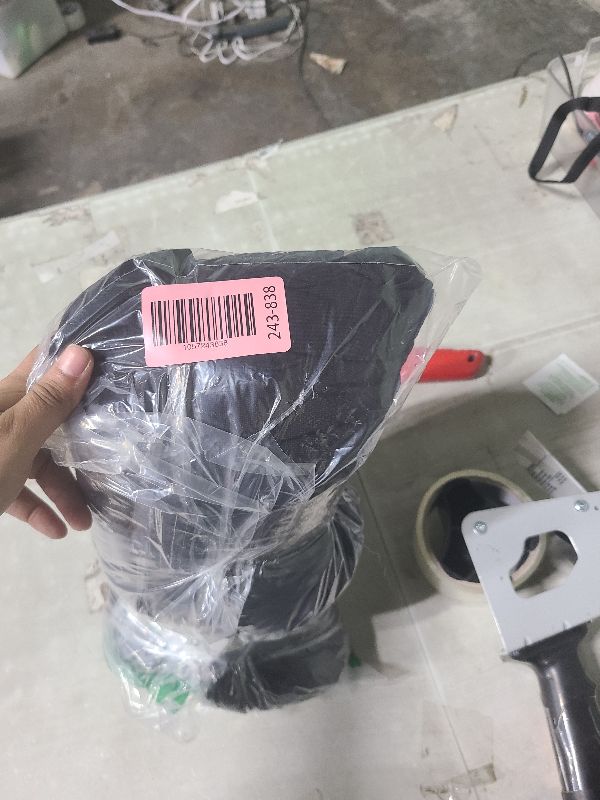 Photo 1 of 2 Pack 6 Feet Black Spandex Tablecloth for Rectangular Tables, Fitted & Stretch, Washable, Wrinkle Resistant, Perfect for Event, Wedding, Party, Banquet, Cocktail, Festival, and Table Protector