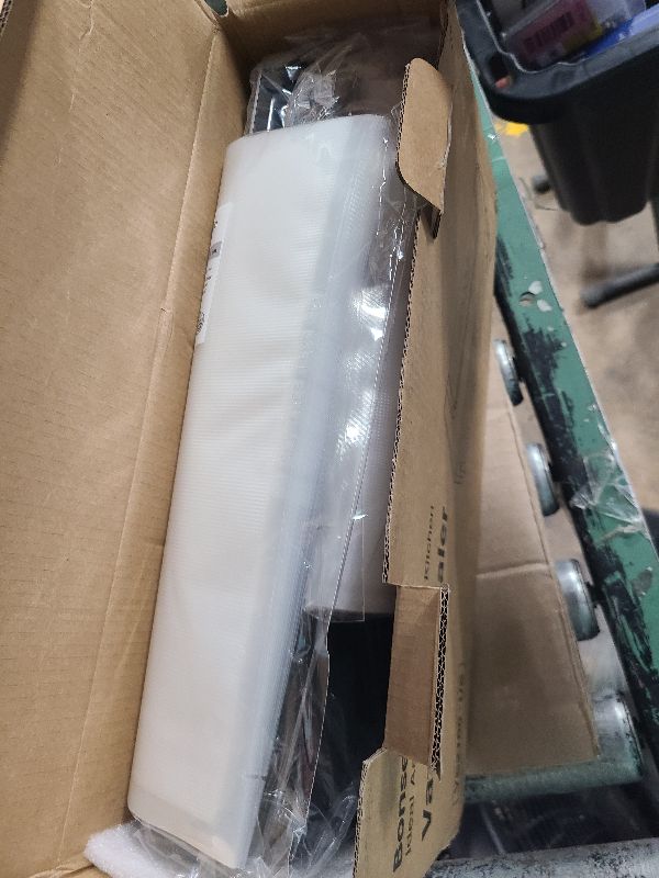 Photo 1 of [Updated 2025] Bonsenkitchen Vacuum Sealer Machine + 40 Vacuum Bags, Fast-Compact/Multi-Functional Food Vacuum Sealer with External Vacuum System, Silver