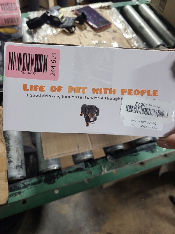 Photo 1 of 2L Dog Water Bowl No Spill, 70oz Large Spill Proof Dog Water Bowl Reduce Refill, Slow Drinking Bowl Anti Splash No Mess Pet Bowl for Vehicle/Outdoor/Indoor(Grey)