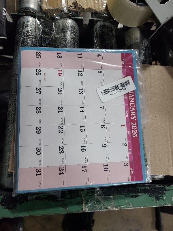 Photo 1 of 2026 Yearly Wall Calendar - Dry Erase Calendar 2026, Jan. 2026 - Dec. 2026, 34.8'' × 22.8'', 2-Sided Erasable Calendar with 8 Round Stickers