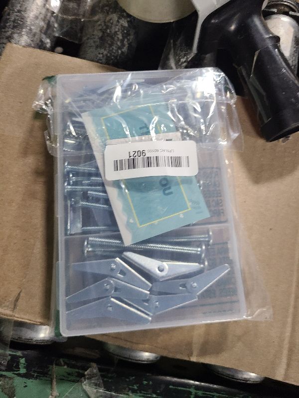 Photo 1 of 26 Piease Heavy Duty Drywall Anchors and Screws,Toggle Bolts and Wing Nuts Set, Hollow Drywall Anchors Bolts Screws Assortment Kit for Hanging Lamps Heavy Items 1/8" 12pcs, 3/16" 8pcs, 1/4" 6pcs