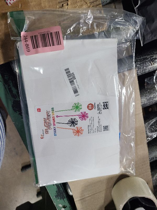 Photo 1 of 24Pcs Sticky Spider Web Party Favors Pack, 7.5 inches in Total Length, Halloween Party Favors, Gifts For Birthday, Goodie Bag Classroom Prizes, 4 colors