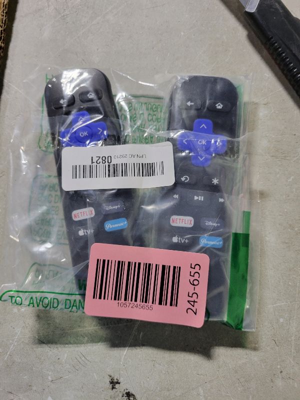 Photo 1 of ?Pack of 2? Replacement Remote for Roku Box,for Roku Express,for Roku Premiere,for Roku Player,for Roku1/2/3/4,(NOT for Stick and TV or Game)