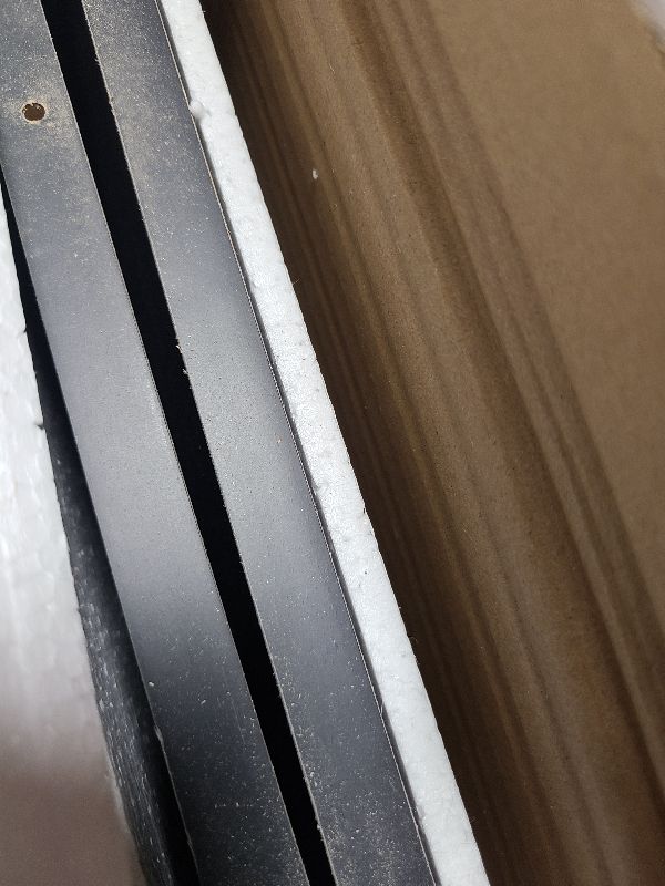 Photo 1 of 2-Tier Washer Dryer Countertop with 3" H Raised Edge, 54" W x 27.5" D Laundry Countertop Cover with Non-Slip Pad, Washer and Dryer Topper for All Front-loaded, Easy to Install(Black)