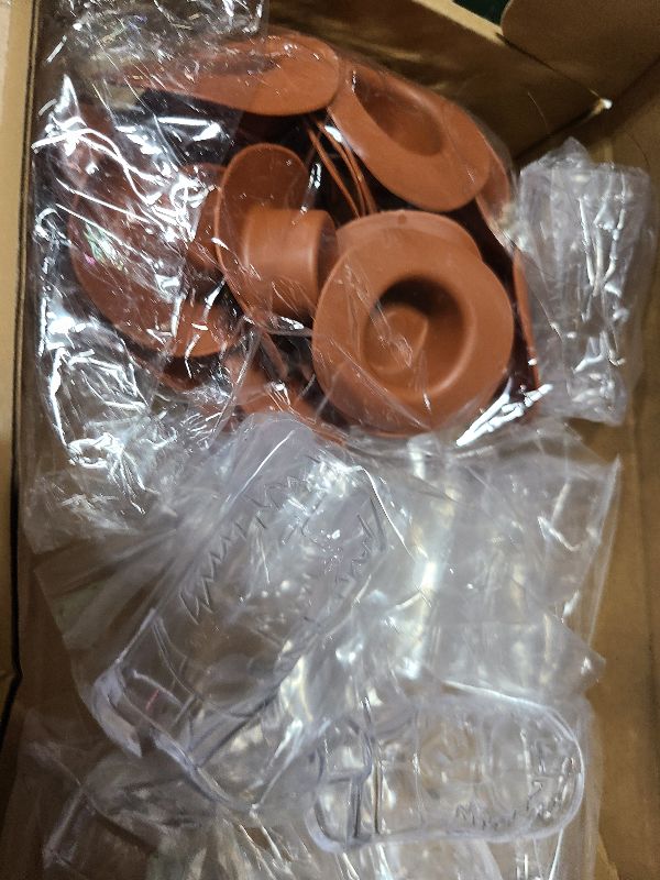 Photo 1 of 20 Pcs Plastic Mini Western Cowboy Cowgirl Hat and 10 Pcs Plastic Boot Shot Glasses Miniature Cute Doll Hat Cowboy Boot Cups (Brown, Simple Style)