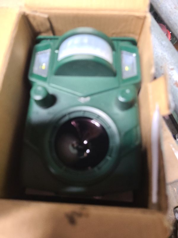 Photo 1 of 2025 Upgraded Solar Ultrasonic Animal Repellent Outdoor – Motion Activated Deer, Squirrel, Cat, Raccoon, Dog & Bird Deterrent with Multi-Frequency LED Strobe & Ultrasonic Sweep for Yard, Garden, Farm