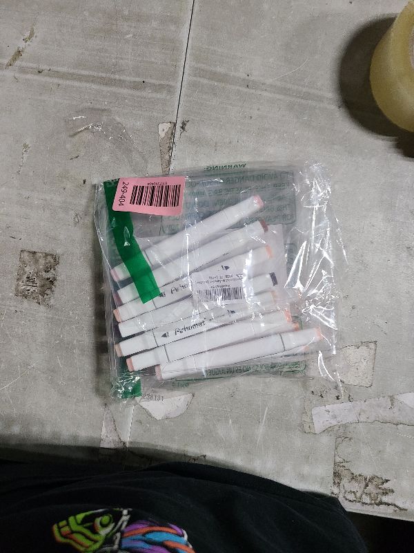 Photo 1 of 12pcs Skin Tone Alcohol Markers Set, Light Skin Dark Skin Dual Tip Alcohol Based Art Drawing Permanent Markers for Kids Students Adult Artists.