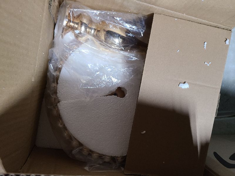 Photo 1 of 10 Inches 25cm Gold Round Mirror Cake Stand Cupcake Stands Metal Pedestal Holder with Pearls, Party Dessert Cheese Display Plate for Wedding Party Birthday Baby Shower Celebration Home Decoration