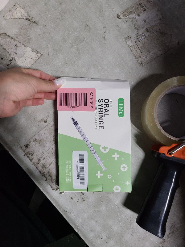 Photo 1 of 20 Pack 1ml Syringe with Cap for Liquid, 1cc Plastic Small Syringes with Cover, Non-Sterile, No Needle