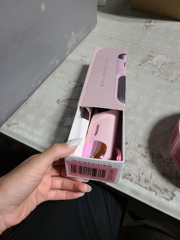 Photo 1 of 2025 New Upgraded Cordless Hair Straightener Brush 300 Million Negative Ionic Portable Hair Straightener Comb for Women with 4 Temps Fast Heating MCH Ceramic Coating Smooth Frizz - Free Hair