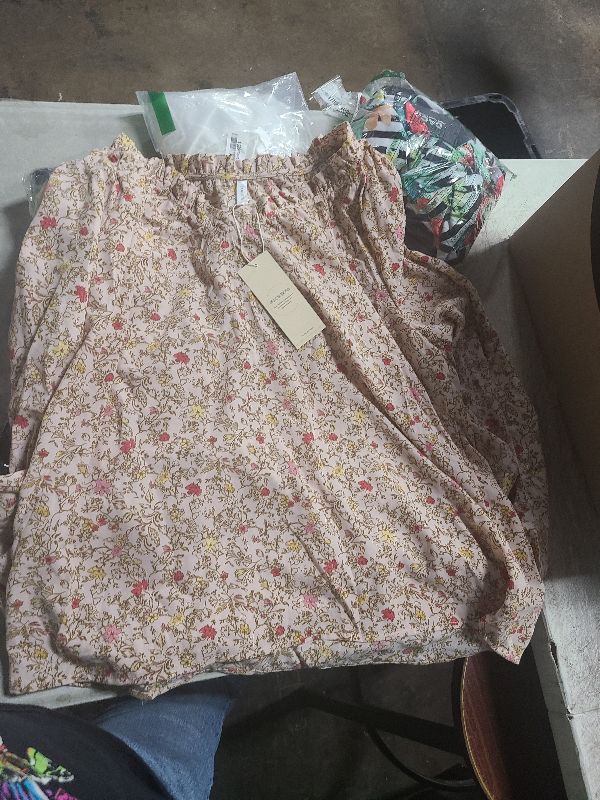 Photo 1 of  Women French Elegant Blouses for Clothes Spring Summer Top Female Print XL