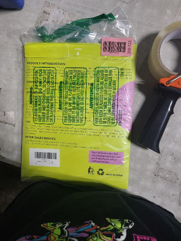 Photo 1 of Premium Printable Clear Vinyl Sticker Paper for Inkjet Printers,Transparent Paper of 8.5x11 "DIY Personalized Self-adhesive Paper That is Tear Resistant, Waterproof Labels,Easy to Cut (30 Sheets)