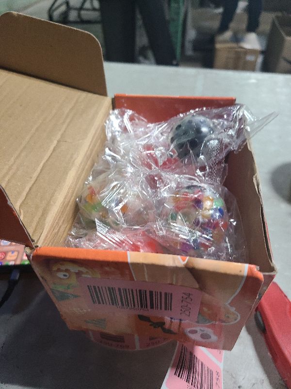 Photo 1 of 24Pack Halloween Mini Squeeze Balls Pumpkin Ghost Stress Ball Pack Perfect for Halloween Party Favors Halloween Treat Goody Bag Filler Gift