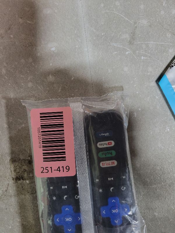 Photo 1 of (Pack of 2) Replacement-Remote-Control for Roku-TV,Compatible for TCL Roku/Hisense Roku/Onn Roku/Philips Roku Smart TVs(Not for Roku Stick and Box)